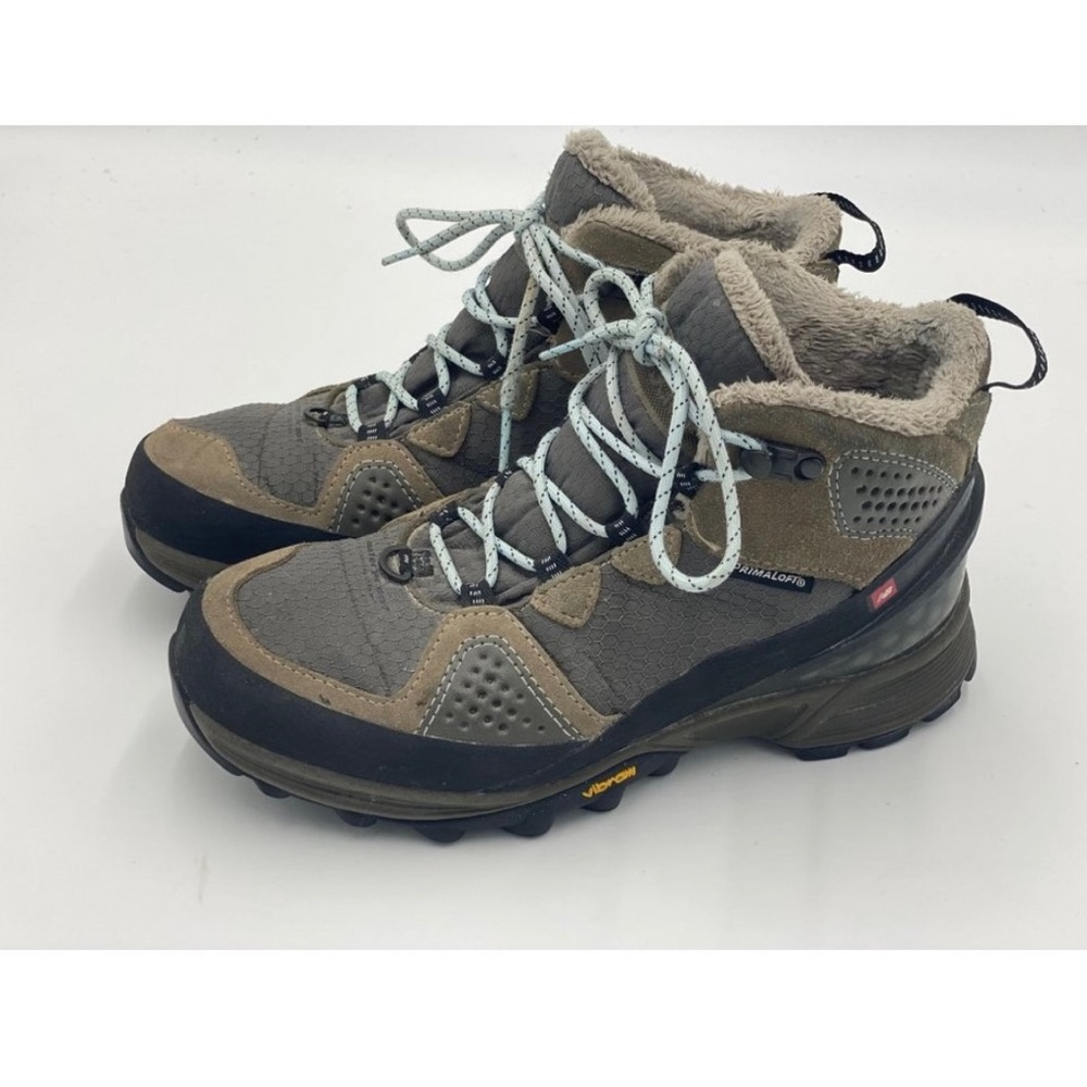 New Balance Women's 1000 Primaloft Vibram Tan Taupe Outdoor Hiking Boots Size 8